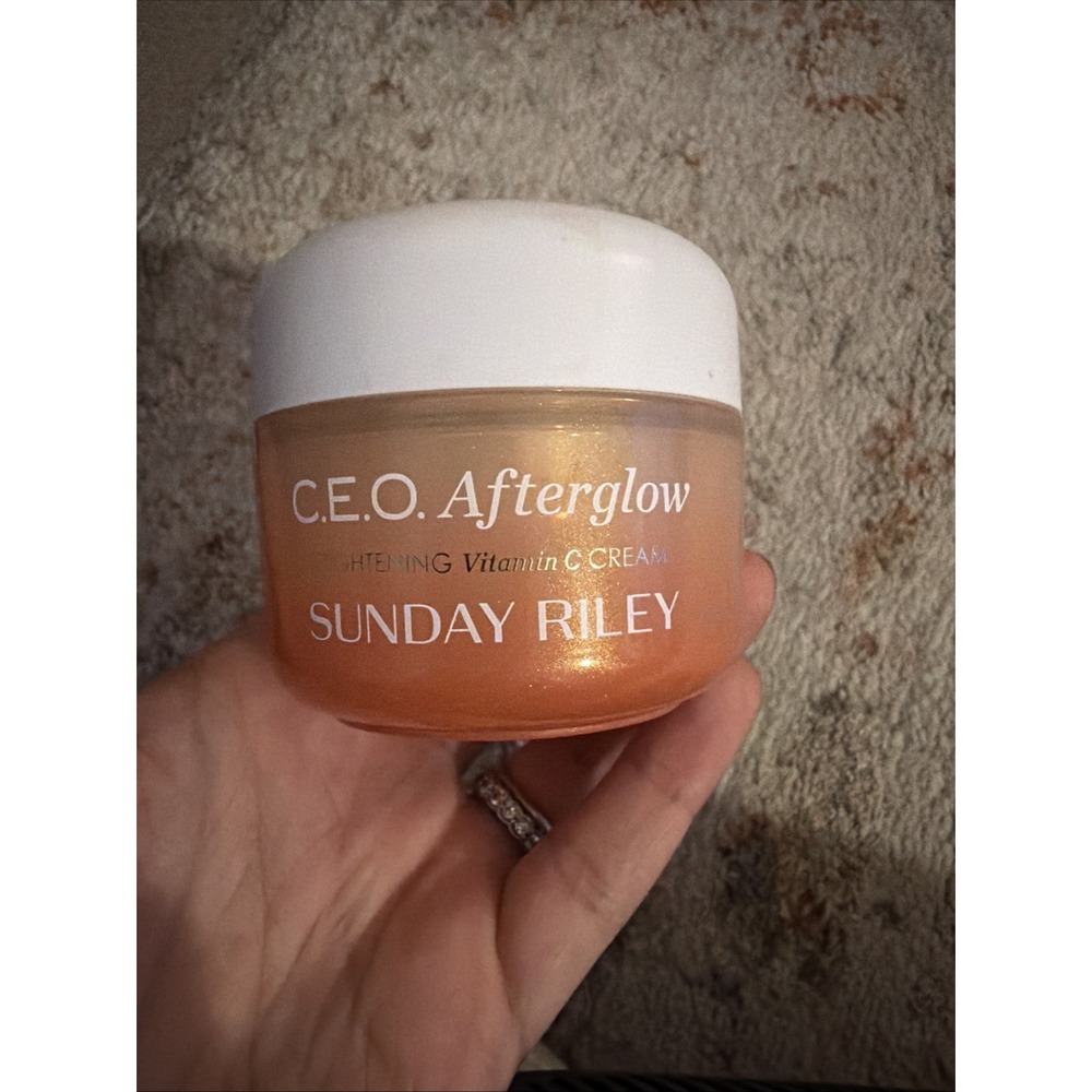 SUNDAY RILEY C.E.O. Afterglow Brightening Vitamin C Gel Cream - 1.7 oz New